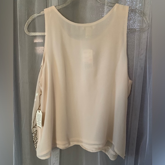 Forever Twenty-one embellished tank top Large Downton Abbey Vibe! - Picture 9 of 12